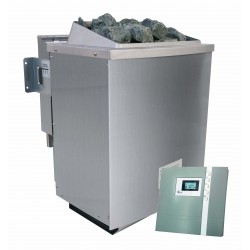Karibu 9 kW Bio-Kombiofen Saunaofen inkl. Steuergerät Premium - Sparset Karibu 9 kW Bio-Kombiofen Saunaofen inkl. Steuergerät Premium - Sparset
