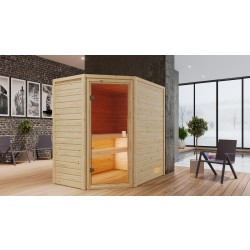 Krongart Sauna Koli inkl. bronzierter Ganzglastür - 38 mm Massivholzsauna Krongart Sauna Koli inkl. bronzierter Ganzglastür - 38 mm Massivholzsauna