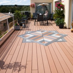Terrassendiele UPM ProFi Design Deck-Herbstbraun Terrassendiele UPM ProFi Design Deck-Herbstbraun