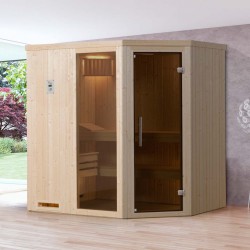 Weka Elementsauna Varberg 1 / 508 GT / GTF Gr. 2 mit Eckeinstieg inkl. gratis Sternenhimmel Weka Elementsauna Varberg 1 / 508 GT / GTF Gr. 2 mit Eckeinstieg inkl. gratis Sternenhimmel