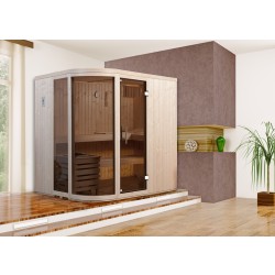 Weka Element-Designsauna Sara 1 Sparset inkl. Ofen - 68 mm Weka Element-Designsauna Sara 1 Sparset inkl. Ofen - 68 mm