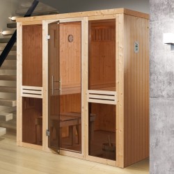 Weka Elementsauna Kaarina 2 mit Fronteinstieg - 68 mm inkl. gratis Zubehörset Weka Elementsauna Kaarina 2 mit Fronteinstieg - 68 mm inkl. gratis Zubehörset