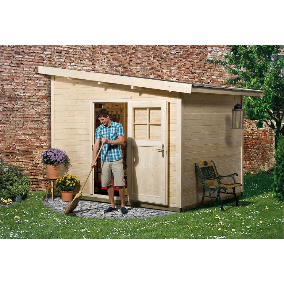 Weka 28 mm Gartenhaus 260 Anbauhaus | mein-wekashop.de