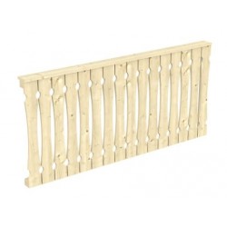 Skan Holz Seitenwand Balkonschalung für Terrassenüberdachung Leimholz + Venezia Skan Holz Seitenwand Balkonschalung für Terrassenüberdachung Leimholz + Venezia