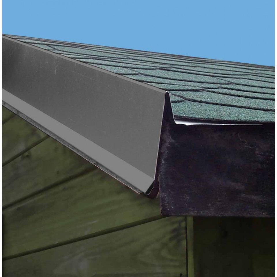 Aluminium Giebelabdeckung für Sattel oder Flachdachhäuser (1 Stück