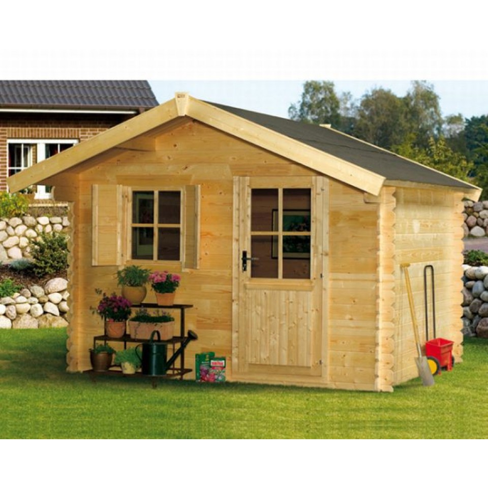 Skan Holz 28 mm Gartenhaus Como