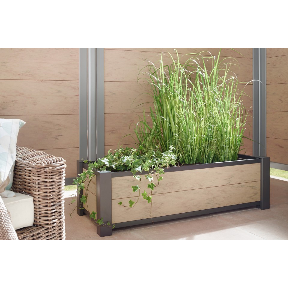 TraumGarten WPC Pflanzkasten 129,5x52 cm | mein-zaunshop.de