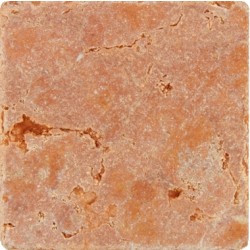 Antik Marmor 1 cm Rot 10x10x1 cm getrommelt Antik Marmor 1 cm Rot 10x10x1 cm getrommelt