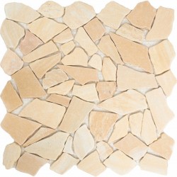 Naturstein Bruchmosaik 8 mm Hellbeige Naturstein Bruchmosaik 8 mm Hellbeige