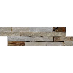 Naturstein Mauerverblender Mini Quarzit Beige Red Naturstein Mauerverblender Mini Quarzit Beige Red