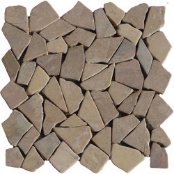 Naturstein Bruchmosaik 8 mm Grau Beige Naturstein Bruchmosaik 8 mm Grau Beige