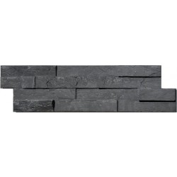 Naturstein Mauerverblender Schiefer Schwarz Slate Black Naturstein Mauerverblender Schiefer Schwarz Slate Black