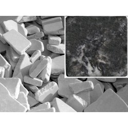 Antik Marmor Bruchmosaik 5-8 cm Schwarz lose im Sack 1cm Antik Marmor Bruchmosaik 5-8 cm Schwarz lose im Sack 1cm