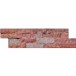Naturstein Mauerverblender Mini Quarzit Red Naturstein Mauerverblender Mini Quarzit Red