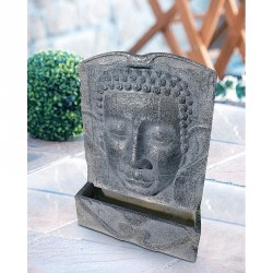 Heissner Polystone Terrassenbrunnen-Set "Buddha-Fountain grey LED" Heissner Polystone Terrassenbrunnen-Set "Buddha-Fountain grey LED"