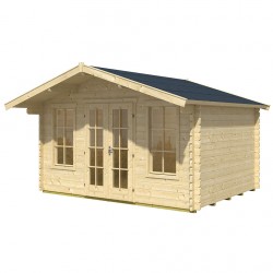 Skan Holz 45 mm Gartenhaus Trondheim/Bergen inkl. gratis Fundamentanker/Pads Skan Holz 45 mm Gartenhaus Trondheim/Bergen inkl. gratis Fundamentanker/Pads