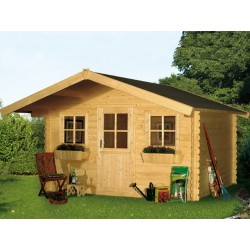 Skan Holz 28 mm Gartenhaus Lagos inkl. gratis Fundamentanker/Pads Skan Holz 28 mm Gartenhaus Lagos inkl. gratis Fundamentanker/Pads