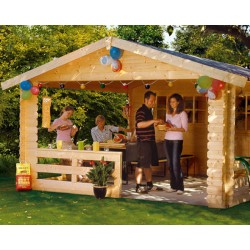 Skan Holz 28 mm Gartenhaus Terrassenhaus 28 / Alicante inkl. gratis Fundamentanker/Pads Skan Holz 28 mm Gartenhaus Terrassenhaus 28 / Alicante inkl. gratis Fundamentanker/Pads