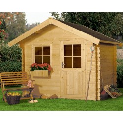 Skan Holz 28 mm Blockbohlenhaus Porto inkl. gratis Fundamentanker/Pads Skan Holz 28 mm Blockbohlenhaus Porto inkl. gratis Fundamentanker/Pads