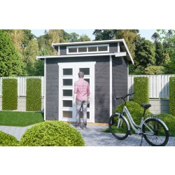 Skan Holz 28 mm Gartenhaus Gent inkl. gratis Fundamentanker/Pads Skan Holz 28 mm Gartenhaus Gent inkl. gratis Fundamentanker/Pads