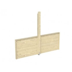 Skan Holz Brüstung halbhoch für Pavillon Toulouse Skan Holz Brüstung halbhoch für Pavillon Toulouse
