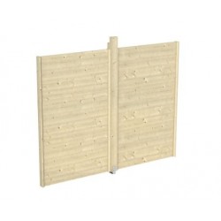Skan Holz Wand-Element für Pavillon Toulouse Skan Holz Wand-Element für Pavillon Toulouse