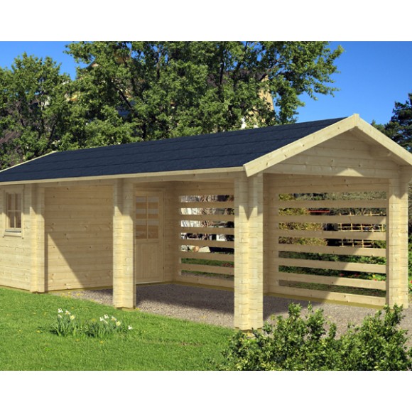 Skan Holz 70 mm Gartenhaus / Carport Stockholm | mein-gartenshop24.de Skan Holz 70 mm Gartenhaus / Carport Stockholm | mein-gartenshop24.de