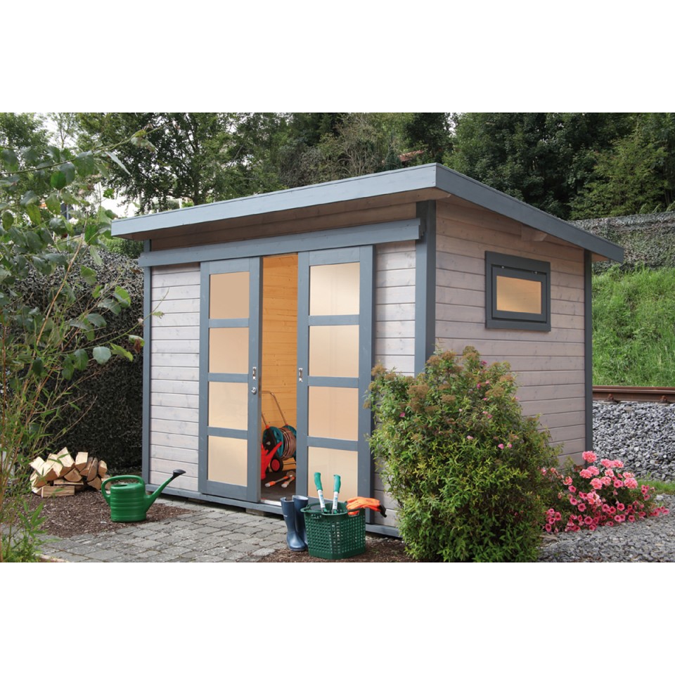 Wolff Finnhaus Gartenhaus Gerätehaus Pulti 28-ST-B | wolff ...