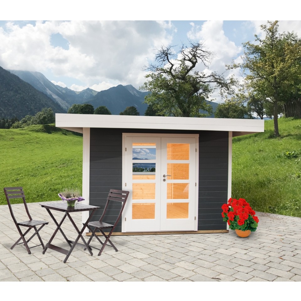 Wolff Finnhaus Gartenhaus Relax B 28 mm