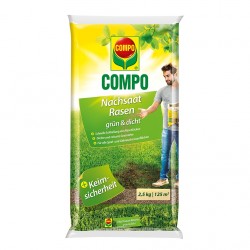COMPO Nachsaat-Rasen grün und dicht 2,5 kg für 125 m² COMPO Nachsaat-Rasen grün und dicht 2,5 kg für 125 m²