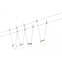 Paulmann Smart Seilsystem IceLED 4x4W DC Chrom matt mit Weißlichtsteuerung Paulmann Smart Seilsystem IceLED 4x4W DC Chrom matt mit Weißlichtsteuerung
