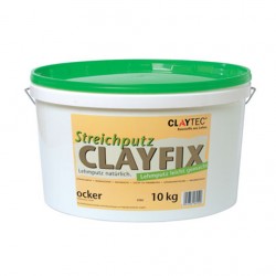 CLAYTEC Clayfix Lehm-direkt Streichputz 10 kg CLAYTEC Clayfix Lehm-direkt Streichputz 10 kg