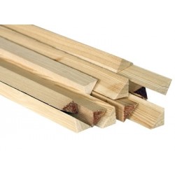 Lärche- Dreieckleisten, 2m Lärche- Dreieckleisten, 2m