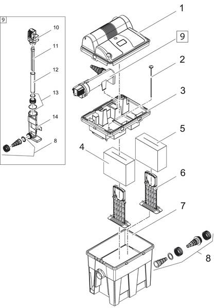 Oase BioSmart Set 7000 Ersatzteile